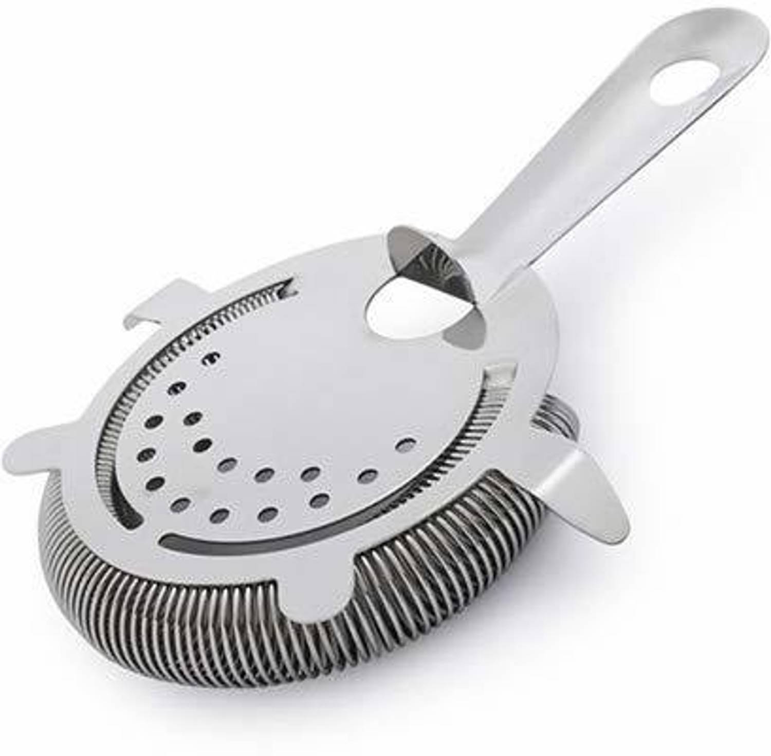 BARDECORE Stainless Steel 4 Prong Strainer, Bar Strainer, Bar Accessories 1 - Piece Bar Set