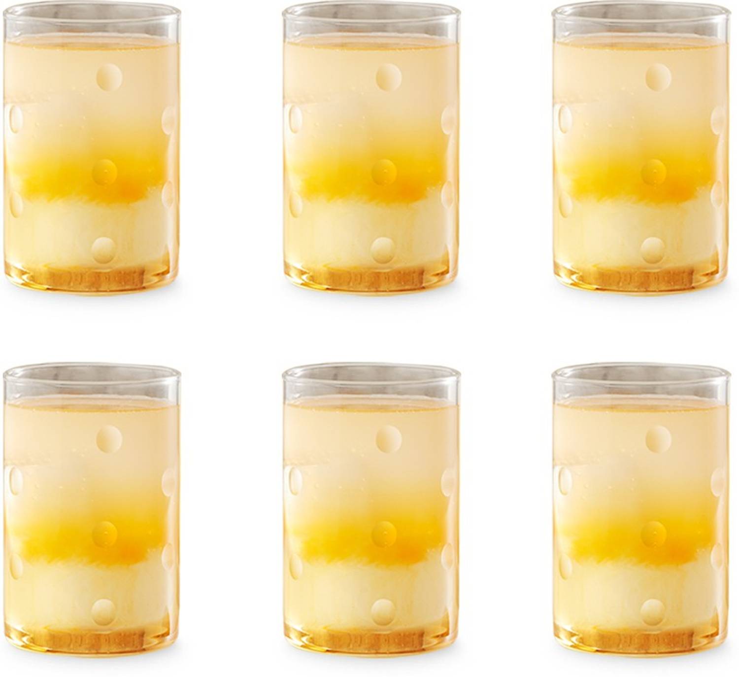 BOROSIL (Pack of 6) BN430120020 Glass Set Water/Juice Glass