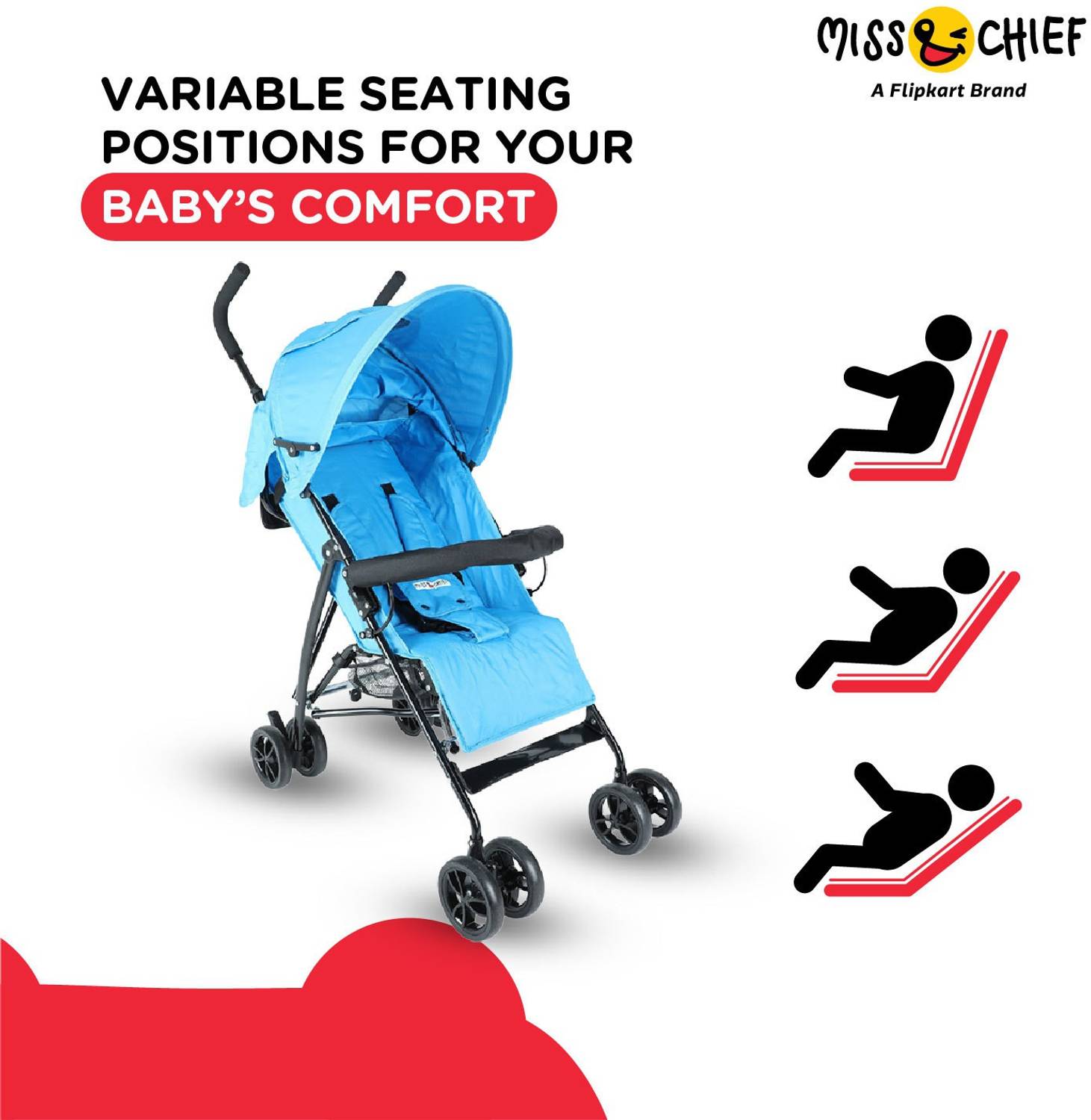 Miss & Chief by Flipkart Baby Buggy Buggy - Buy Buggy for 0-3