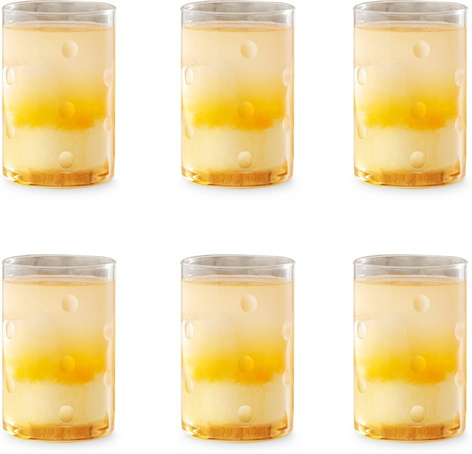BOROSIL (Pack of 6) BN430120030 Glass Set Water/Juice Glass