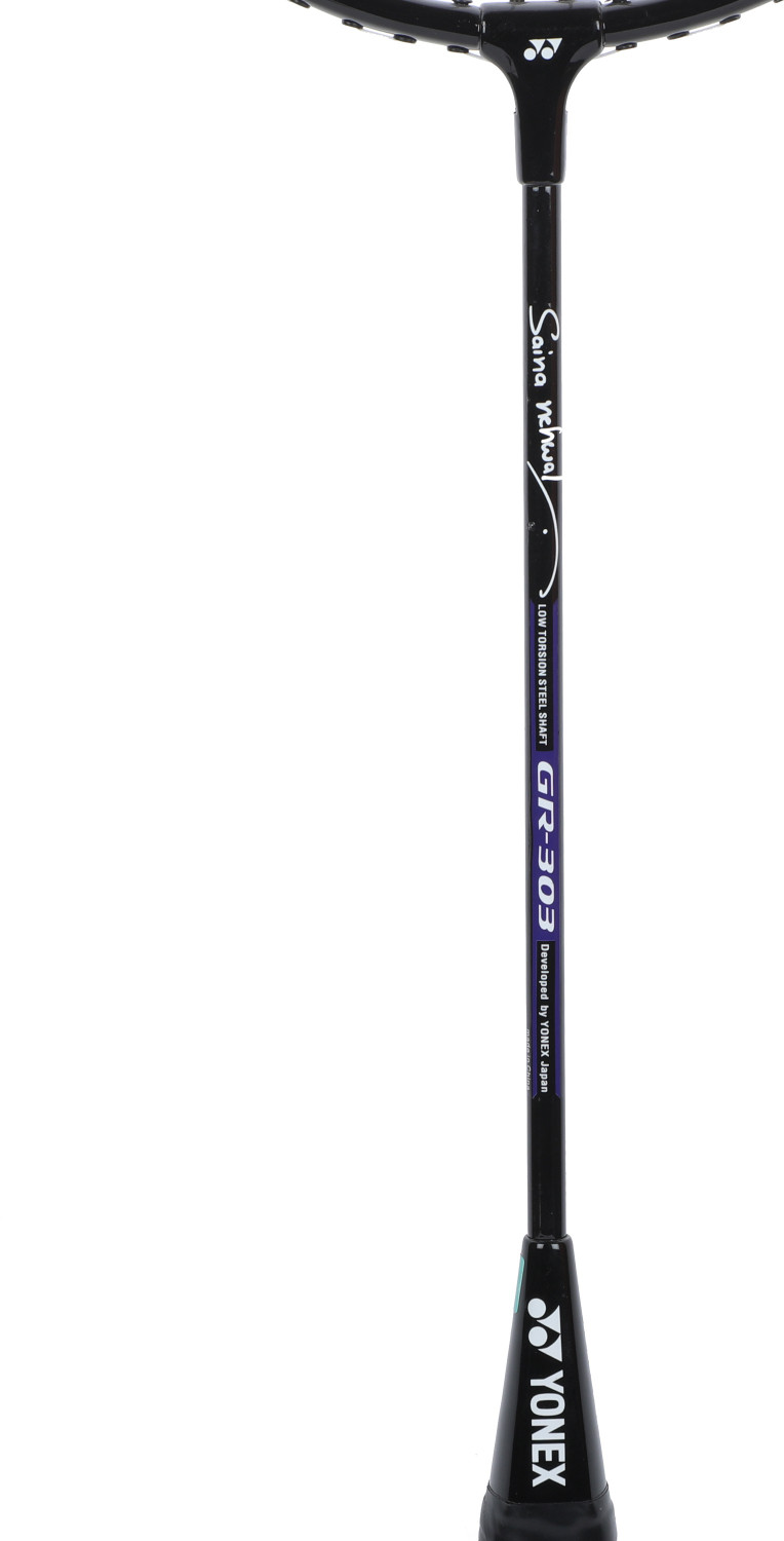 Image of YONEX GR 303 SN F Black Strung Badminton Racquet