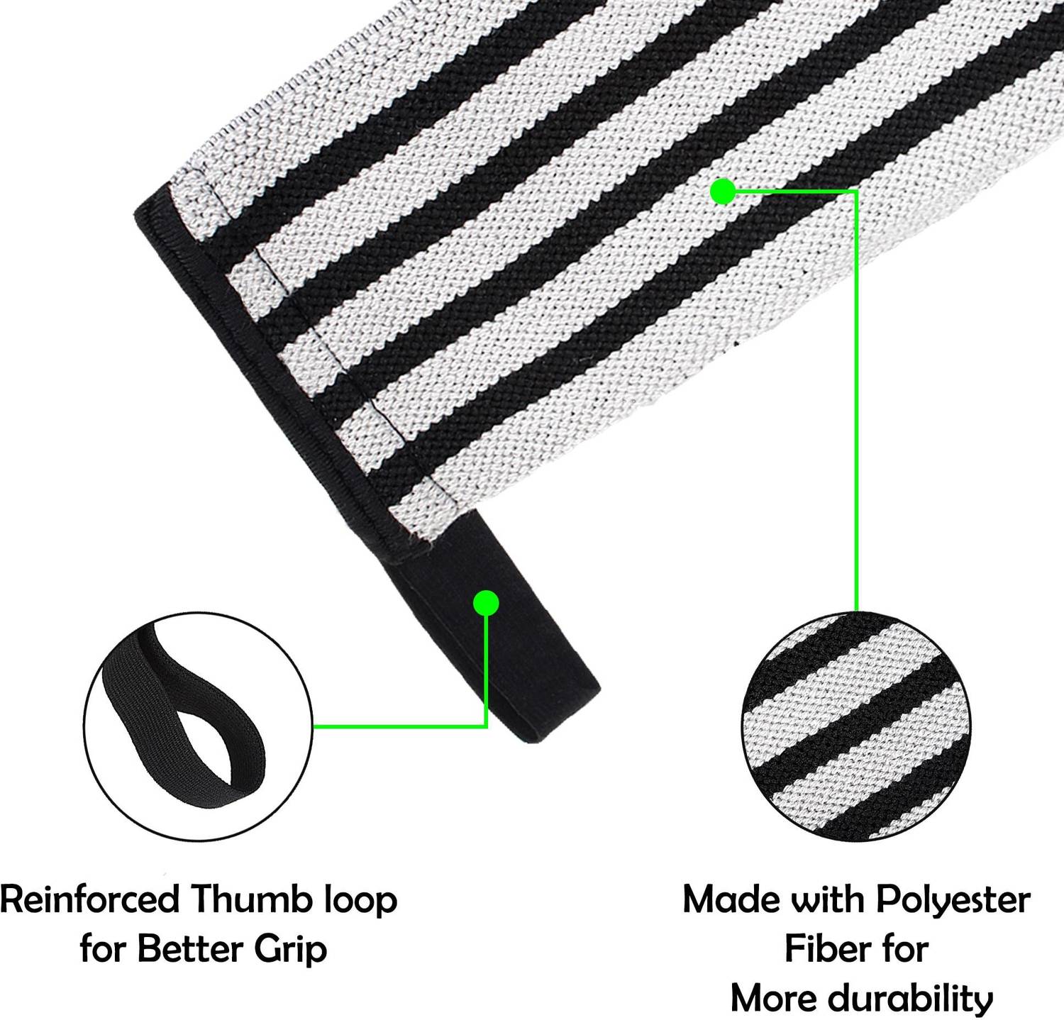 Spike Wrist Support Gray - Image 5