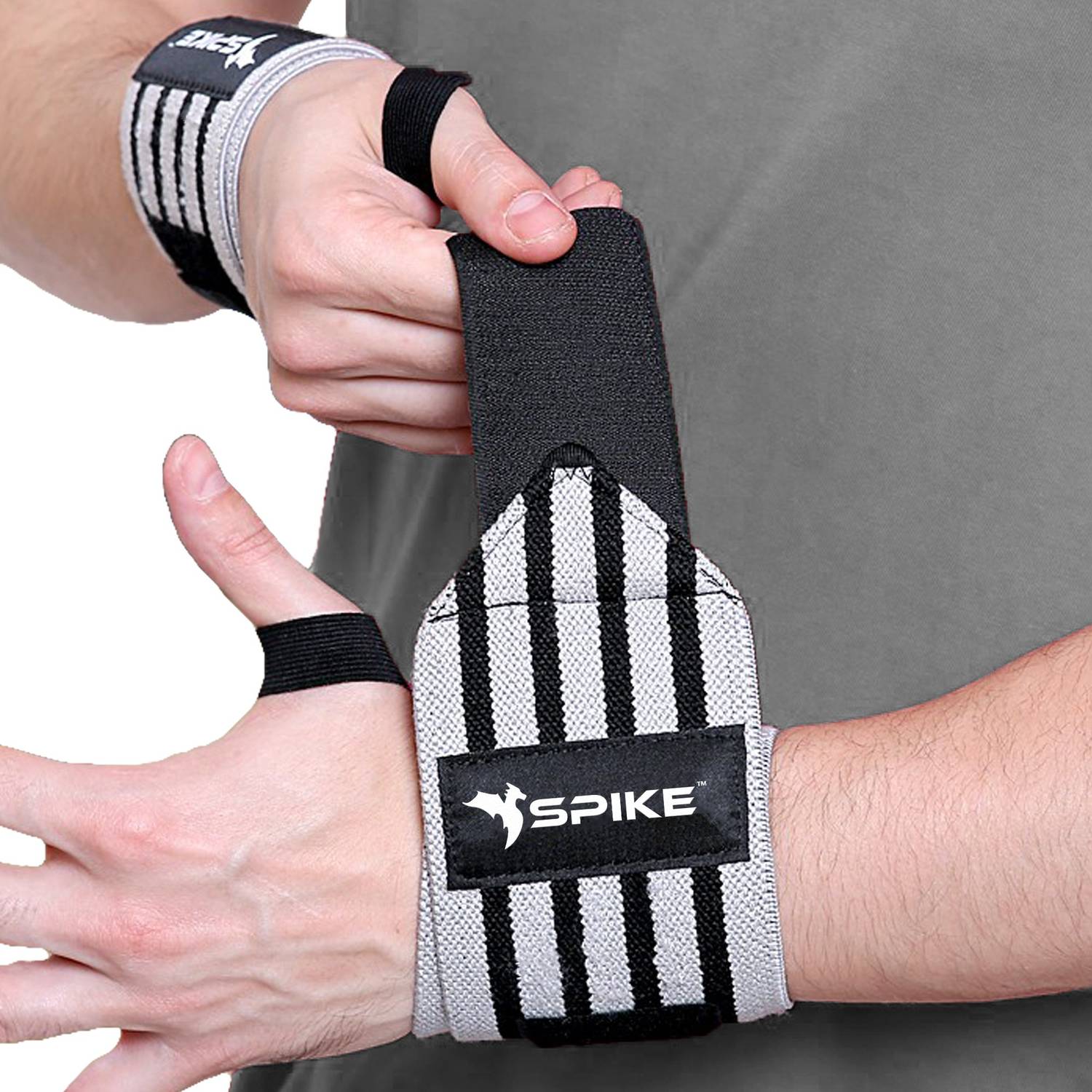 Spike Wrist Support Gray - Image 3