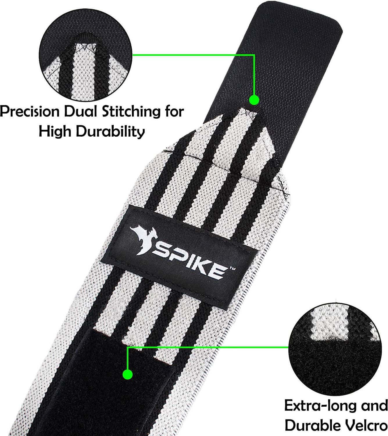 Spike Wrist Support Gray - Image 2