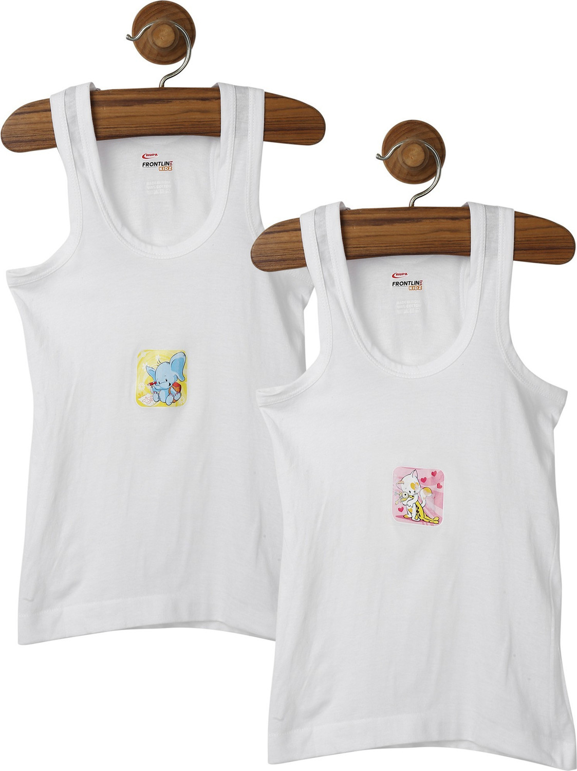 Image of Rupa Frontline Kids Vest For Boys Cotton Blend