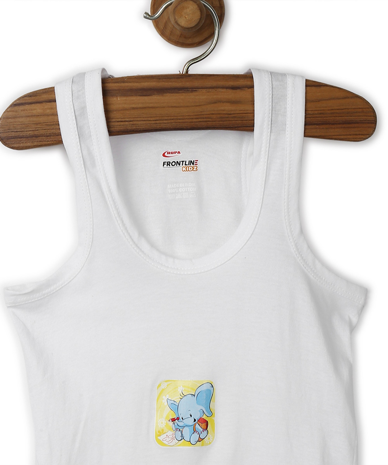 Image of Rupa Frontline Kids Vest For Boys Cotton Blend