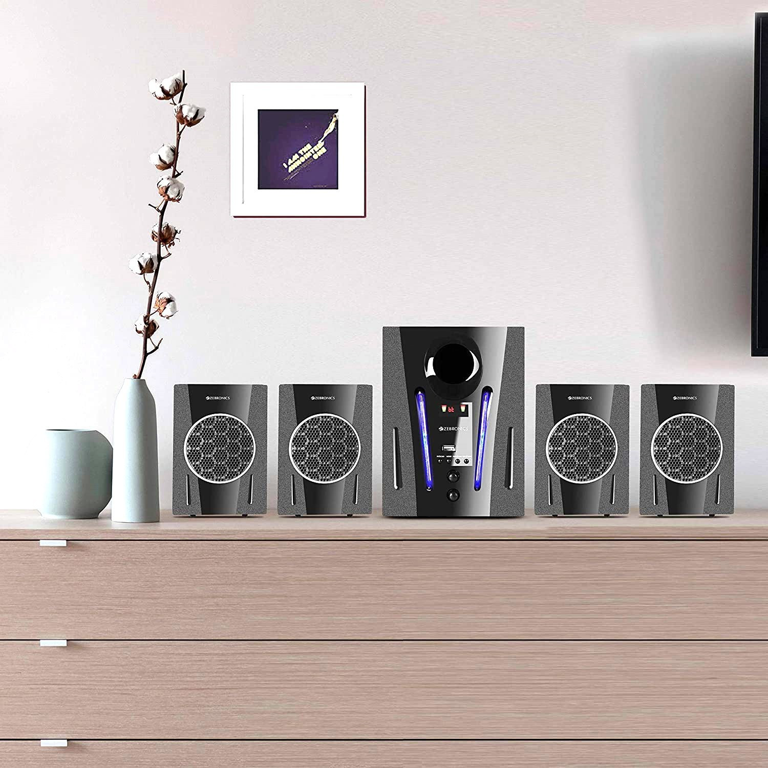 Image of ZEBRONICS ZEB-BT2750RUF 60 W Bluetooth Home Theatre