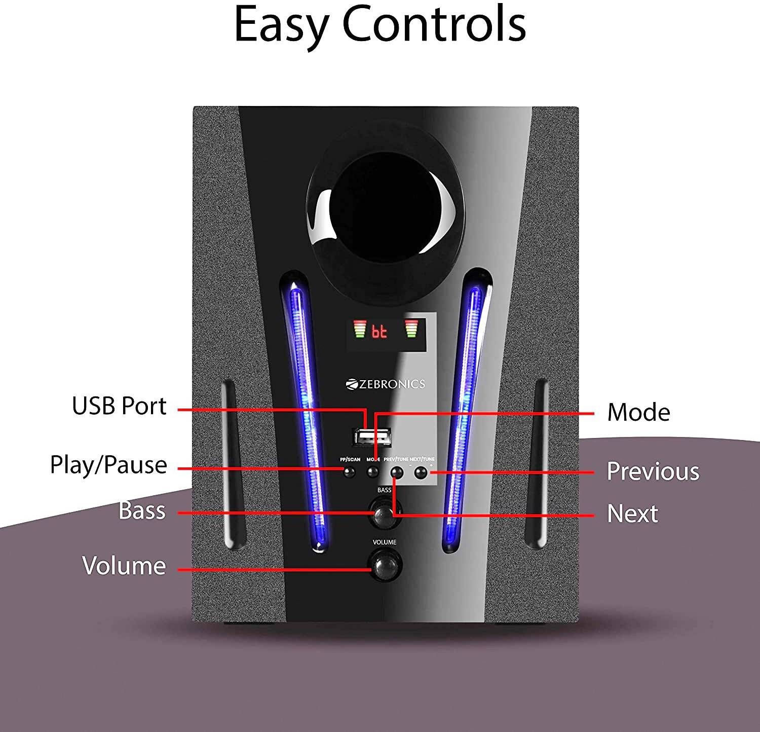 ZEBRONICS ZEB-BT2750RUF 60W Bluetooth Home Theatre - Image 2