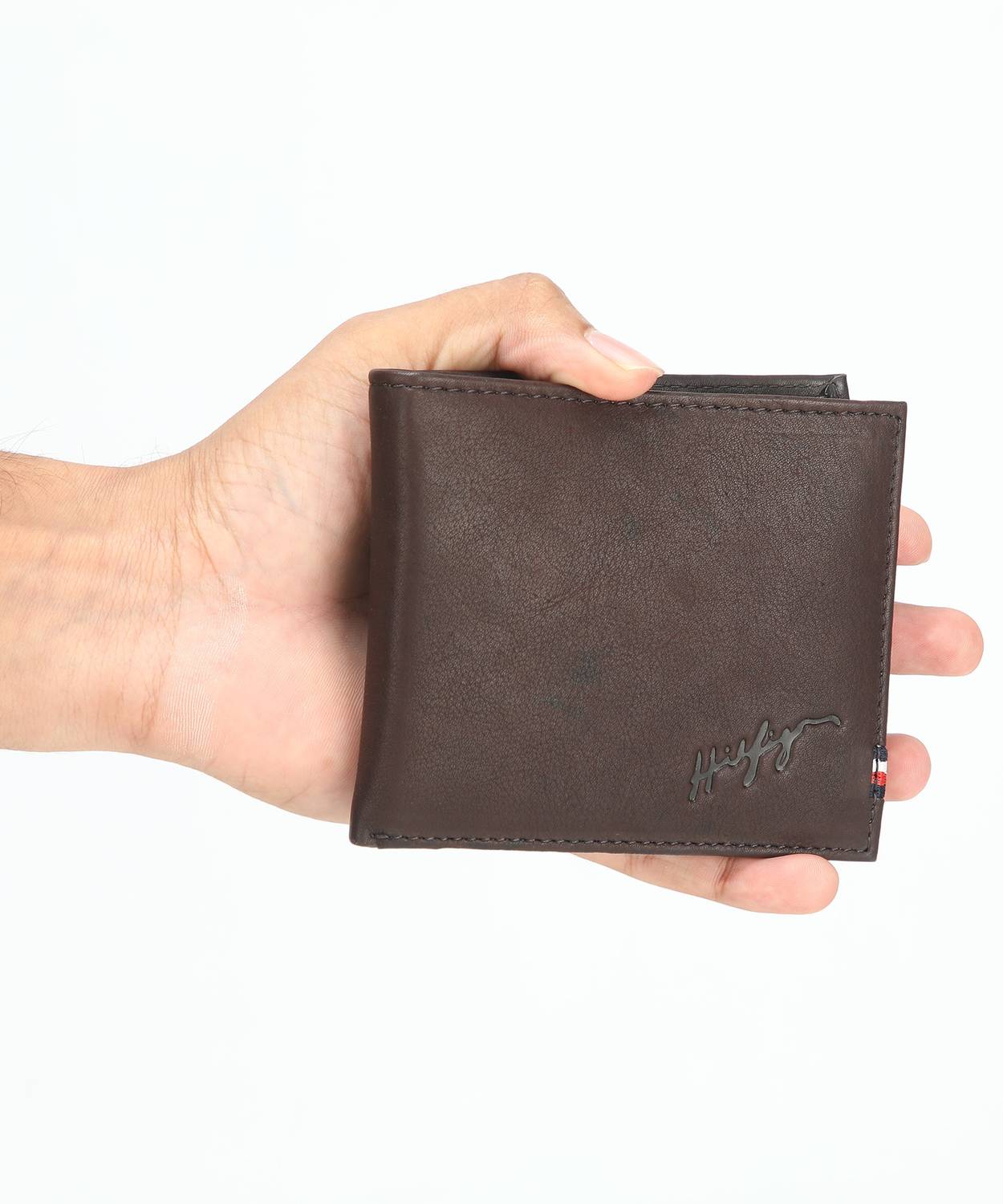 Tommy Hilfiger Men Brown Leather Wallet - Image 2