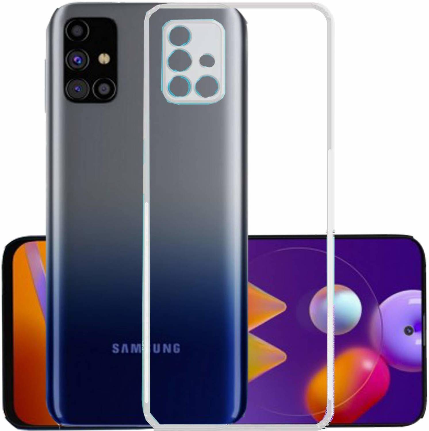 Aboron Back Cover for Back Case Cover, tpu, Samsung Galaxy M31S