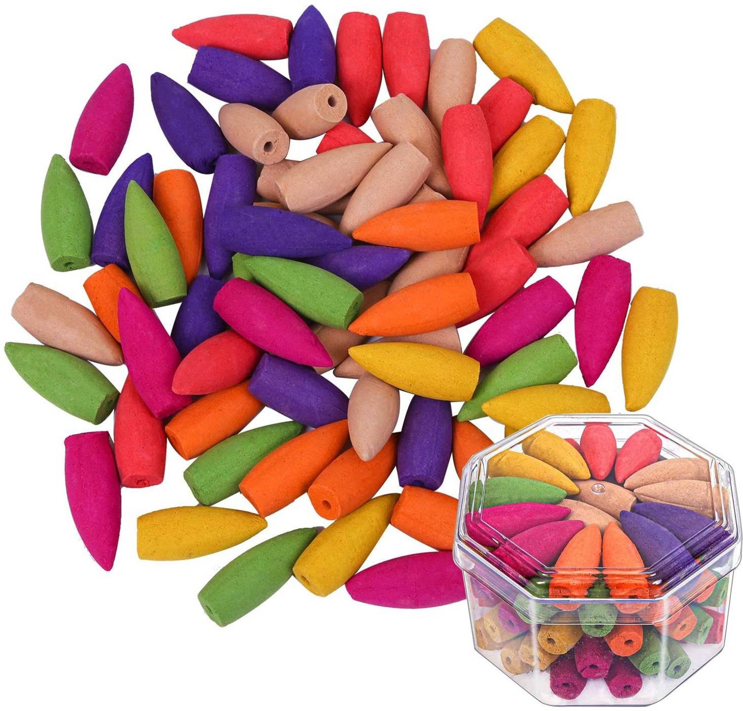Asian Aura Fountain Cones, Buddha Cones, Ganesha Cones, Backflow Cones, Incense Cones Agarbattis Lavender, Jasmine Dhoop