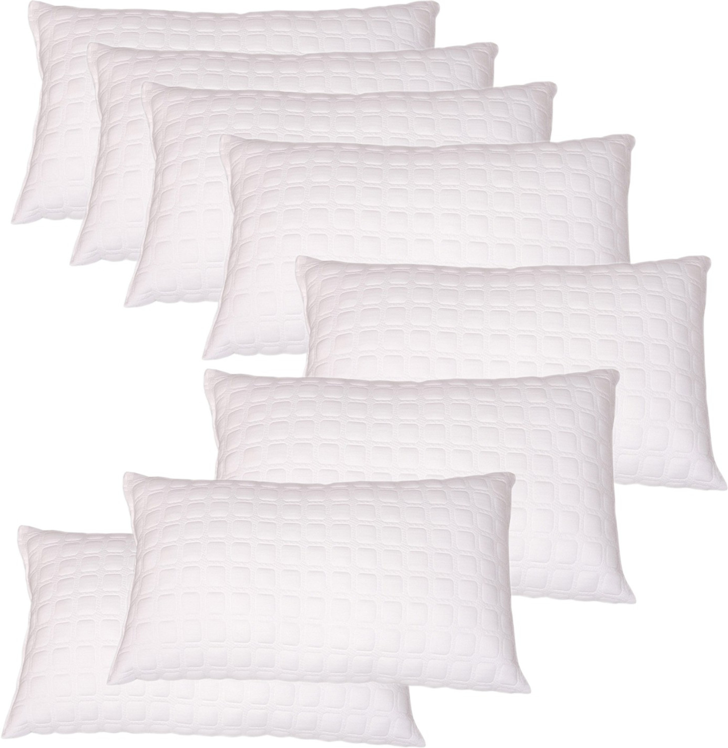 Image of Dreamfactory Polyester Fibre Cushion Pack of 8 Geometric