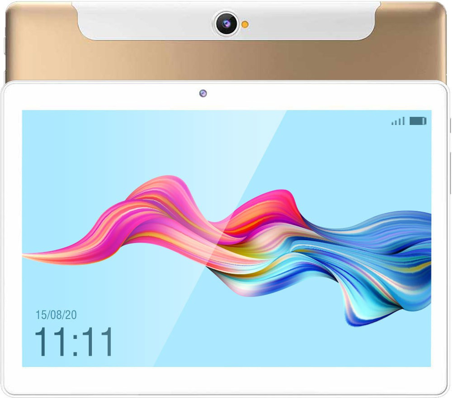 Image of Swipe New Slate 2 2 GB RAM 16 GB ROM 10.1 inches with 4G MT8765B, Quad-Core 1.28 GHz Tablet (Gold)