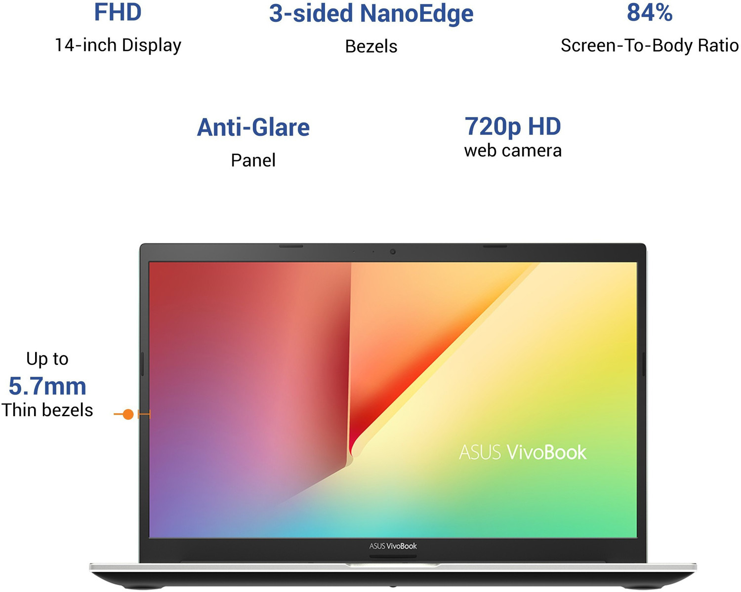 Image of ASUS VivoBook Ultra 14 AMD Ryzen 5 Hexa Core 4500U - (8 GB /512 GB SSD /Windows 10 Home) M413IA-EK584T Thin and Light Laptop