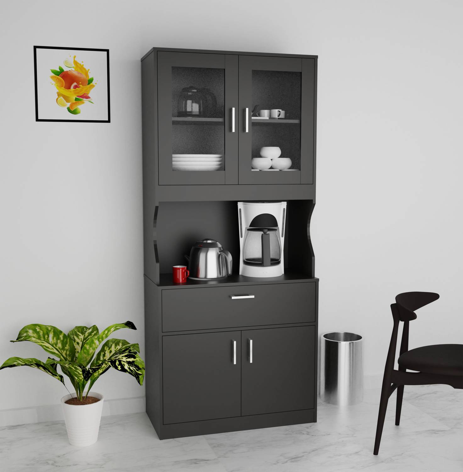 Barewether Engineered Wood Kitchen Cabinet
