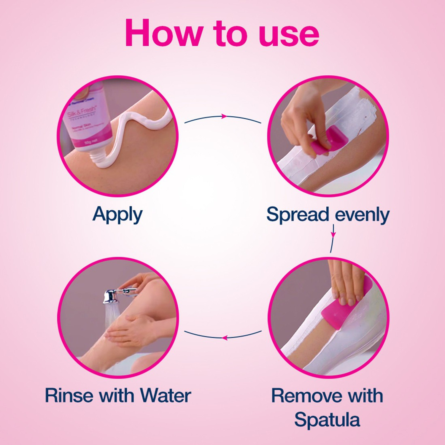 Image of Veet Silk & Fresh Sensitive Skin Hair Removal Cream
