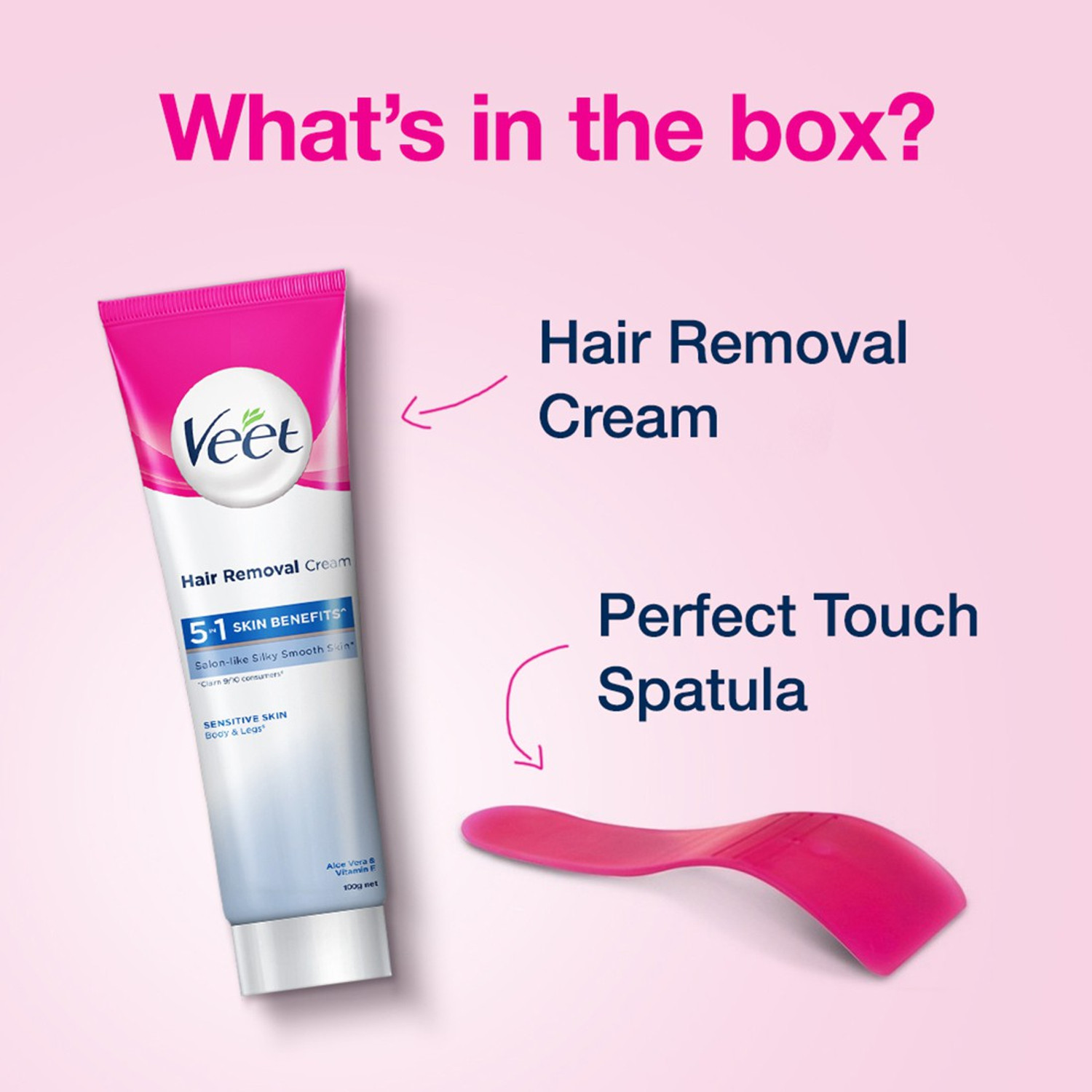 Image of Veet Silk & Fresh Sensitive Skin Hair Removal Cream