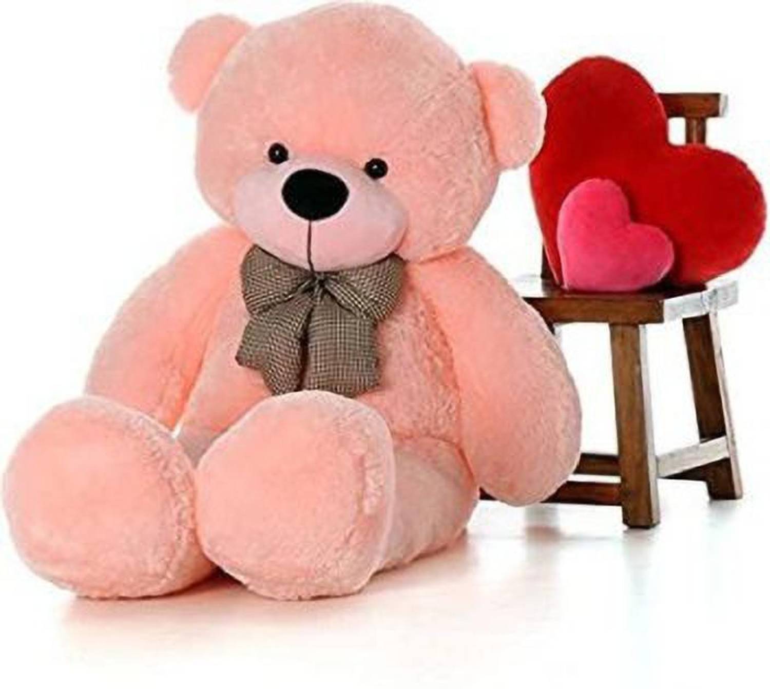 PLAYFULL 2 fit soft teddy bear pink color for friends - 24 cm (pink) - 24 cm