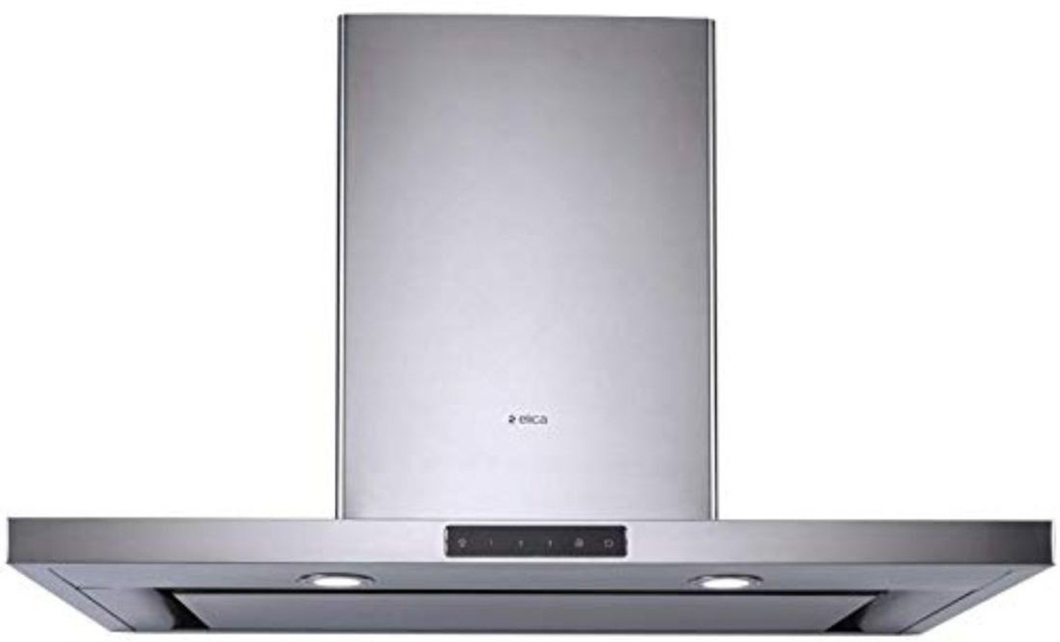 Image of Elica SPOT H4 TRIM EDS HE LTW 90 T4V LED Wall Mounted Silver 1010 CMH Chimney