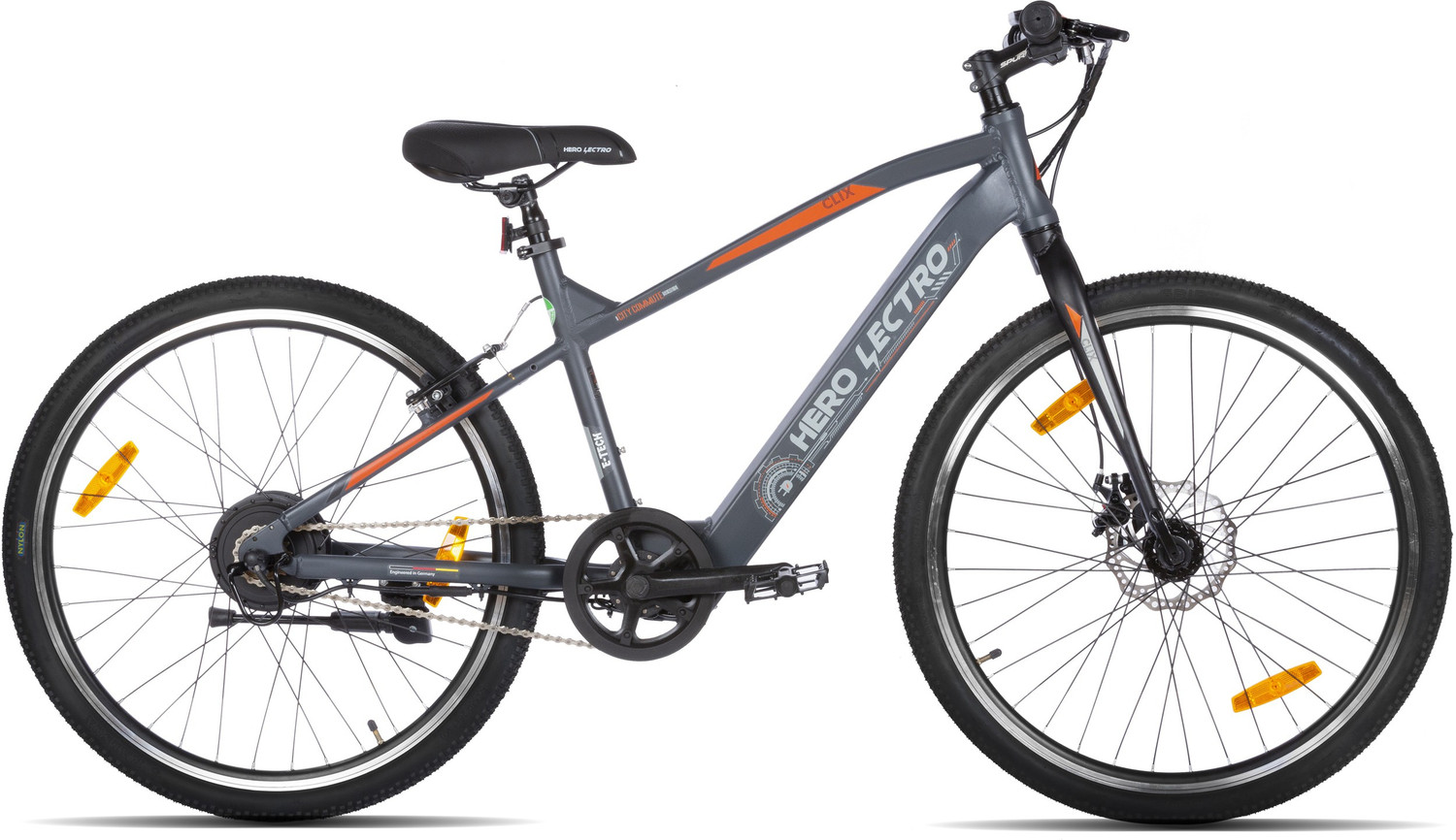 Image of Hero Lectro Clix 26T SS 26 inches Single Speed Lithium-ion (Li-ion) Electric Cycle