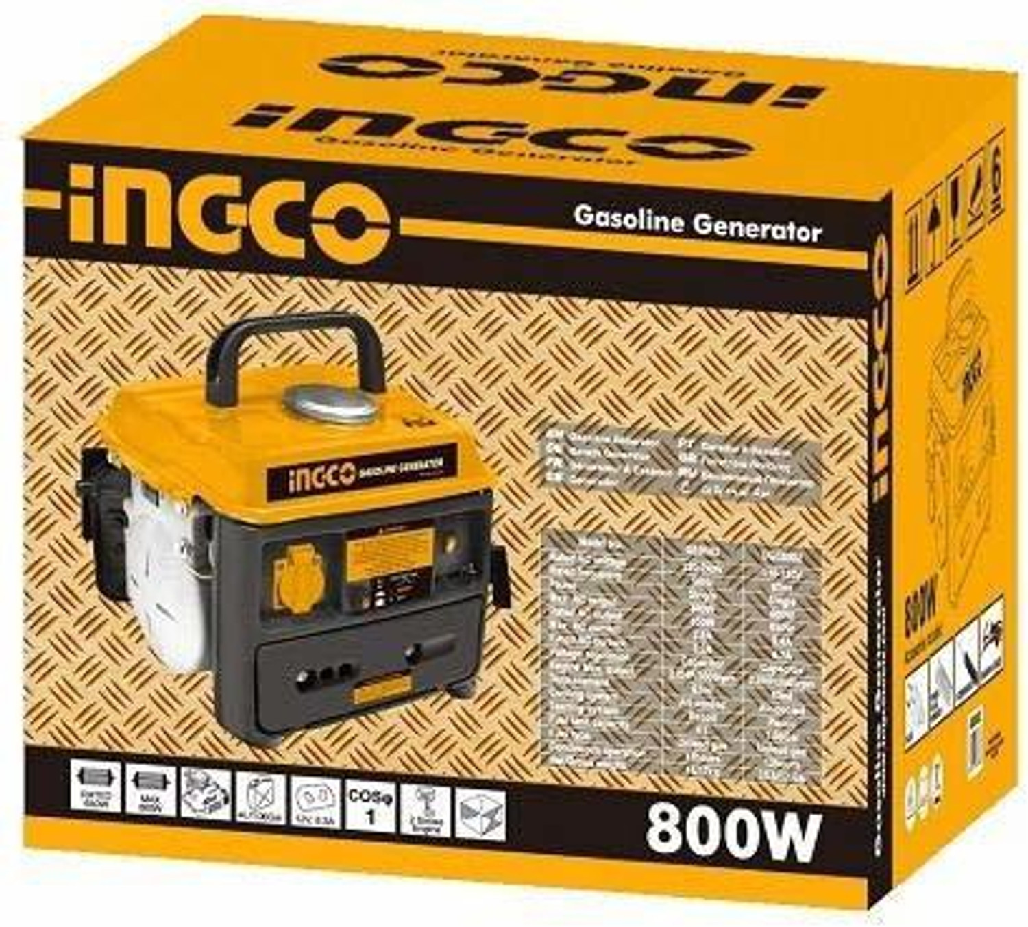 Image of INGCO GE8002 800 W 12 Electric Generator