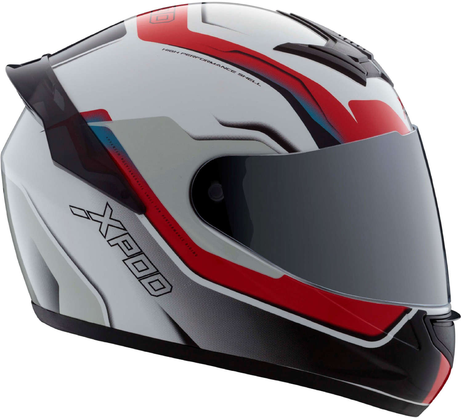Image of TVS XPOD Speedy White Motorbike Helmet
