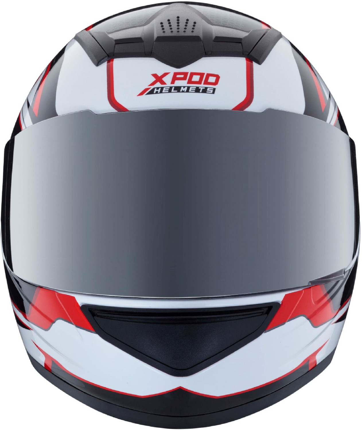 Image of TVS XPOD Speedy White Motorbike Helmet
