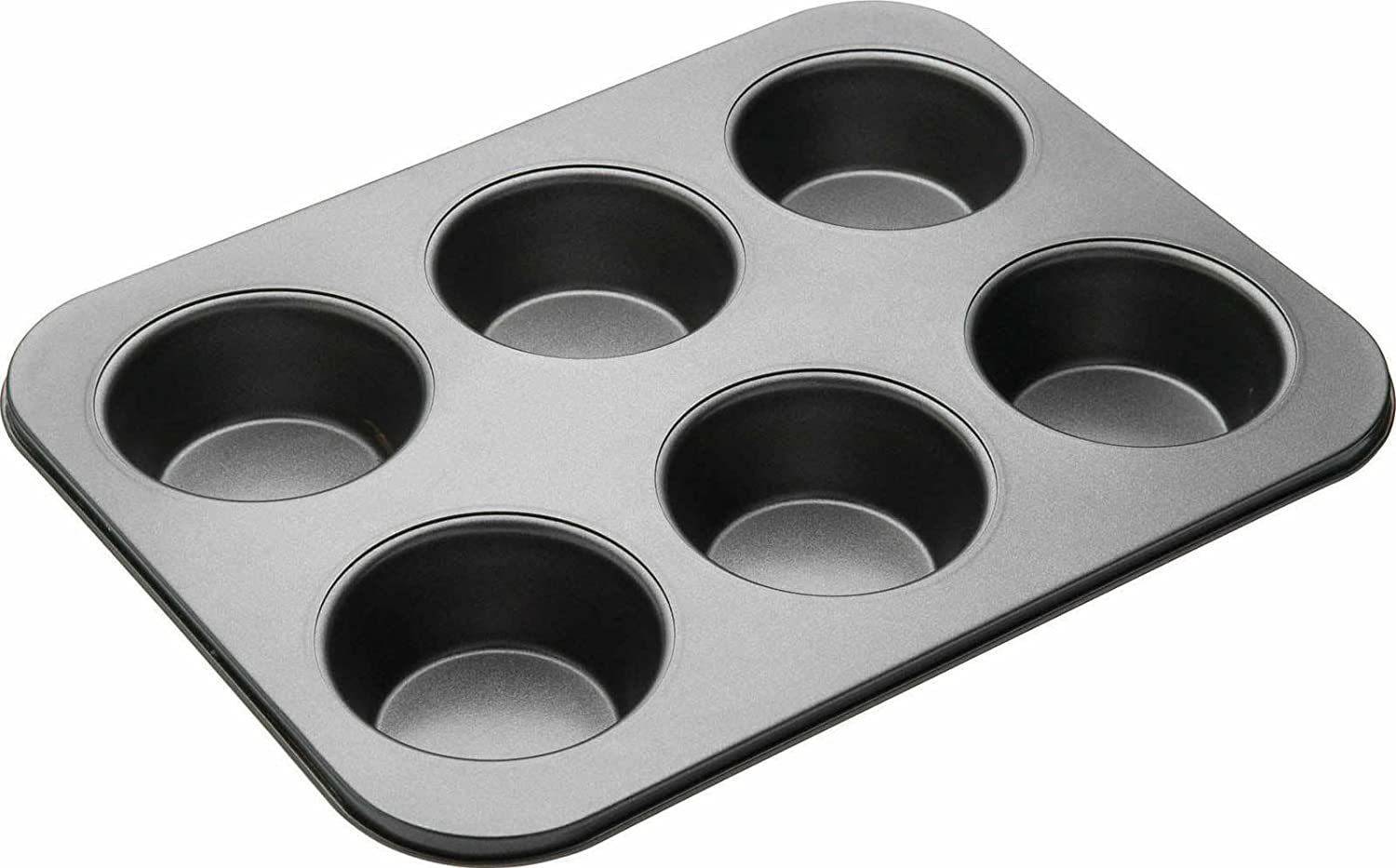 AMMEDARSHAN Aluminium Cupcake/Muffin Mould 6