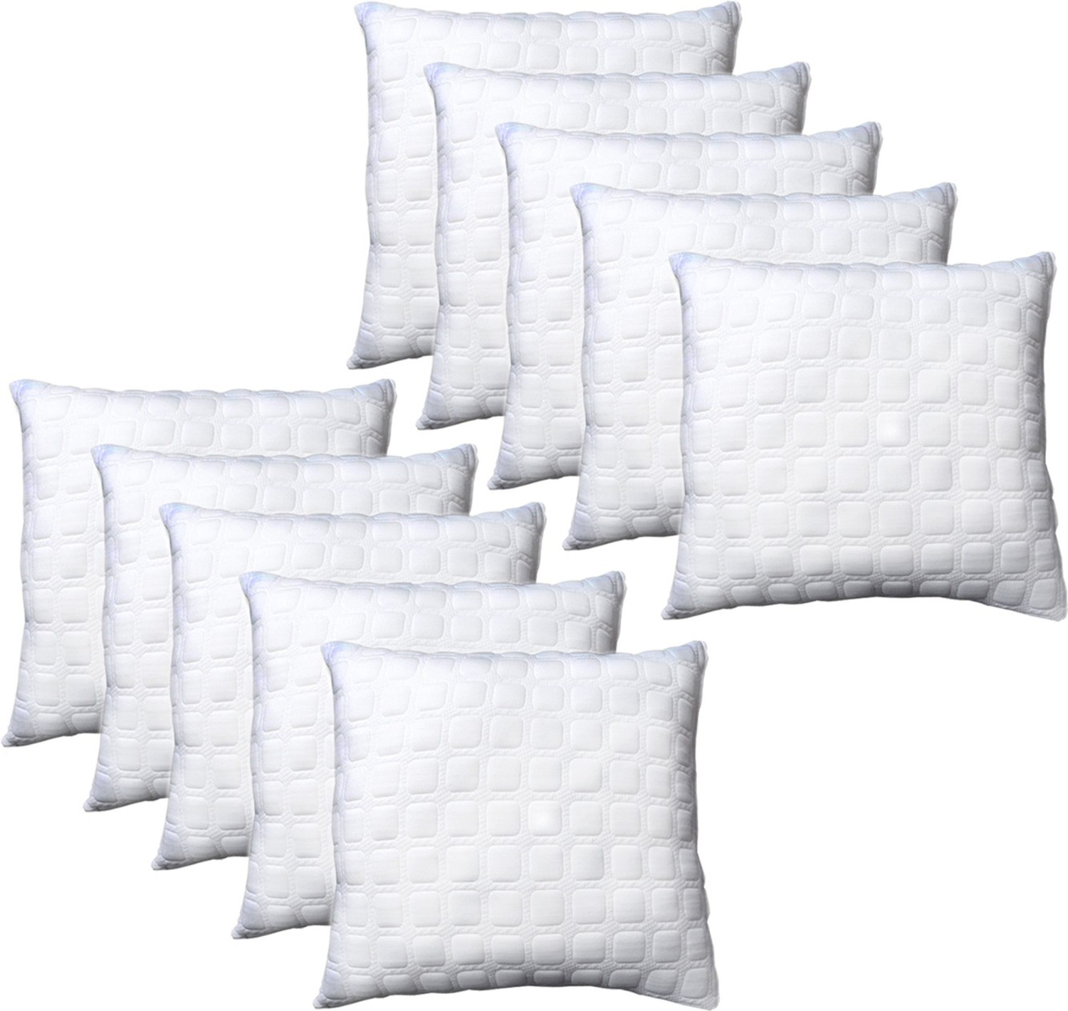 Image of Dreamfactory Polyester Fibre Cushion Pack of 10 Geometric