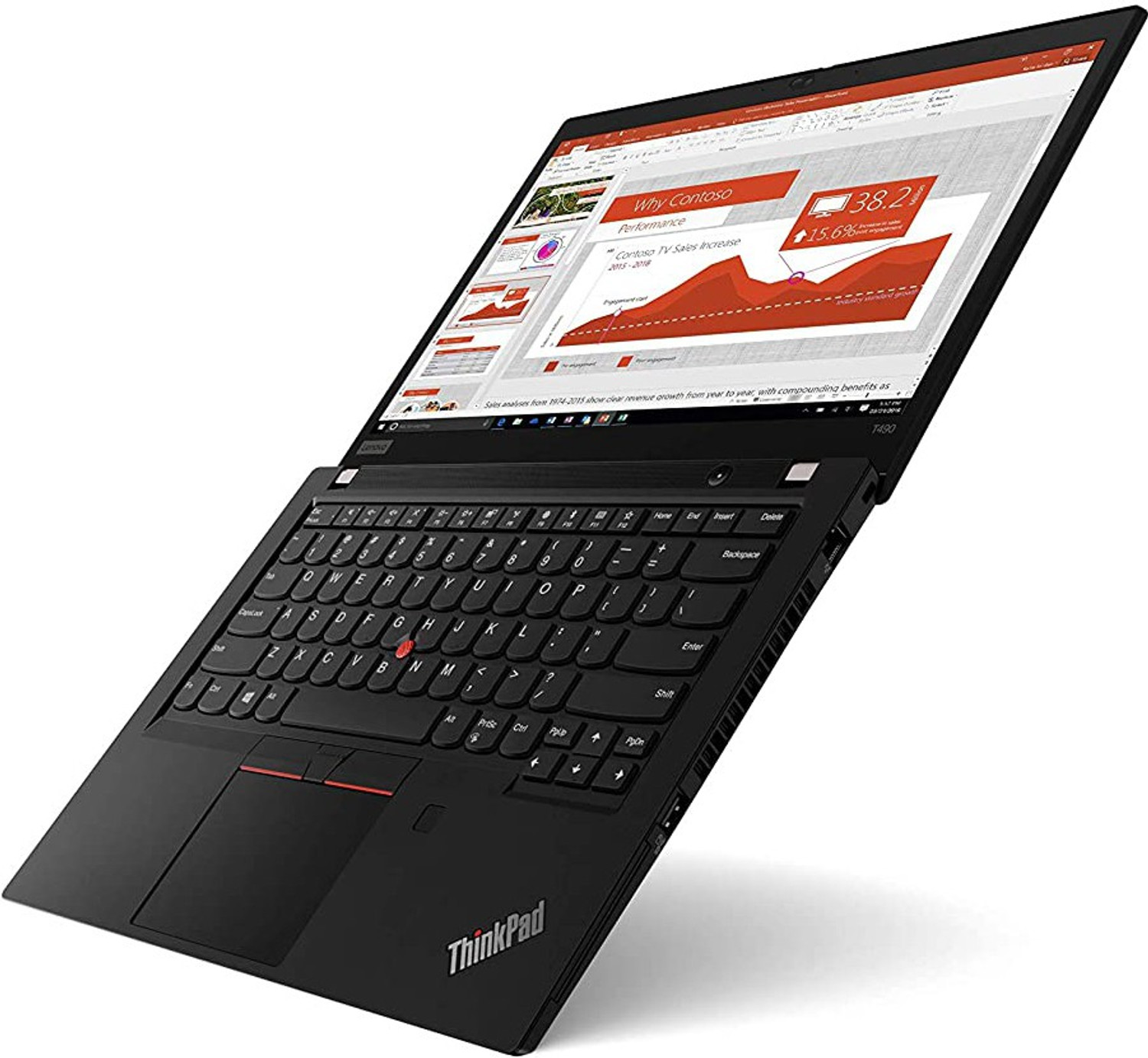 Image of Lenovo ThinkPad T490 Intel Core i7 10th Gen 10510U - (8 GB /512 GB SSD /Windows 10 Home /2 GB Graphics) ThinkPad T490 Thin and Light Laptop