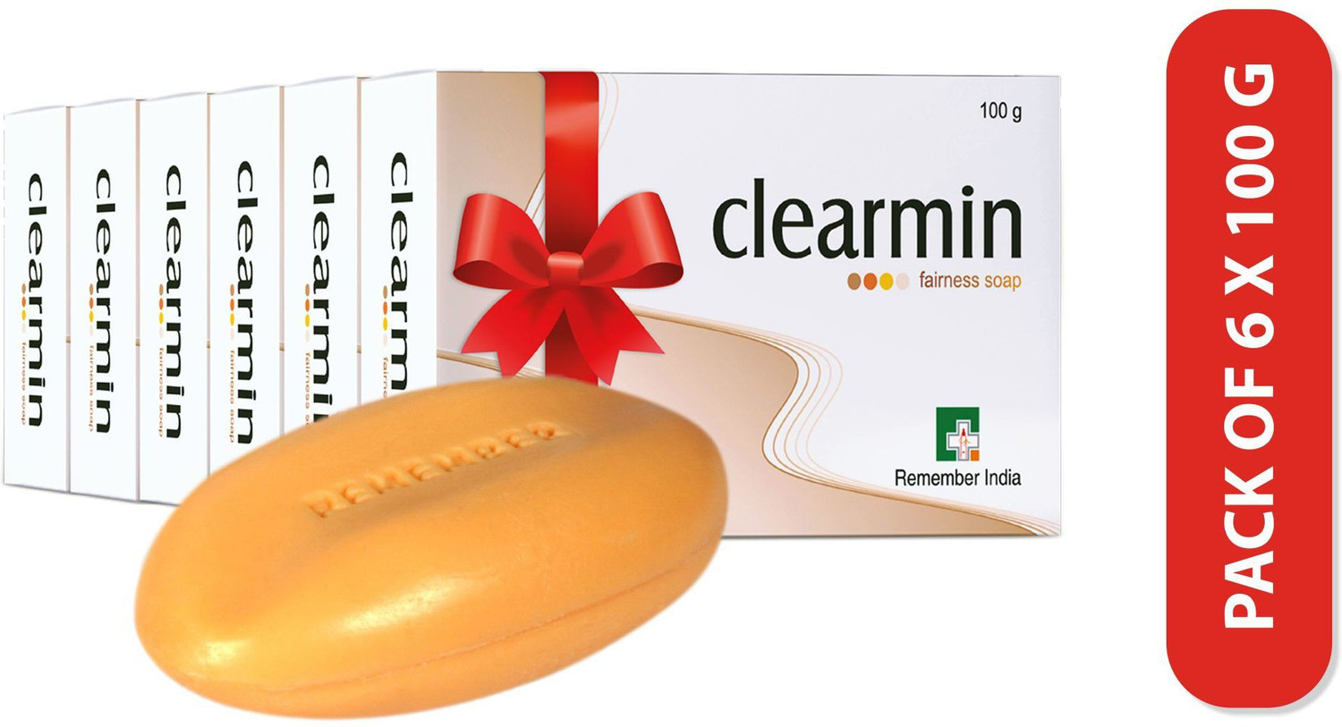 Image of Clearmin Skin Lightening Fairness Soap - Acid - Vitamin A C E -