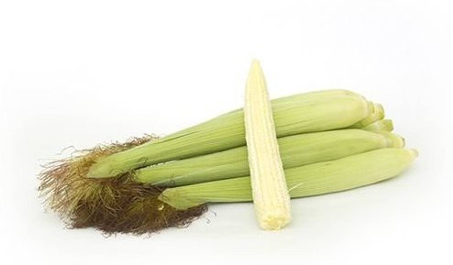 Baby corn unpeeled