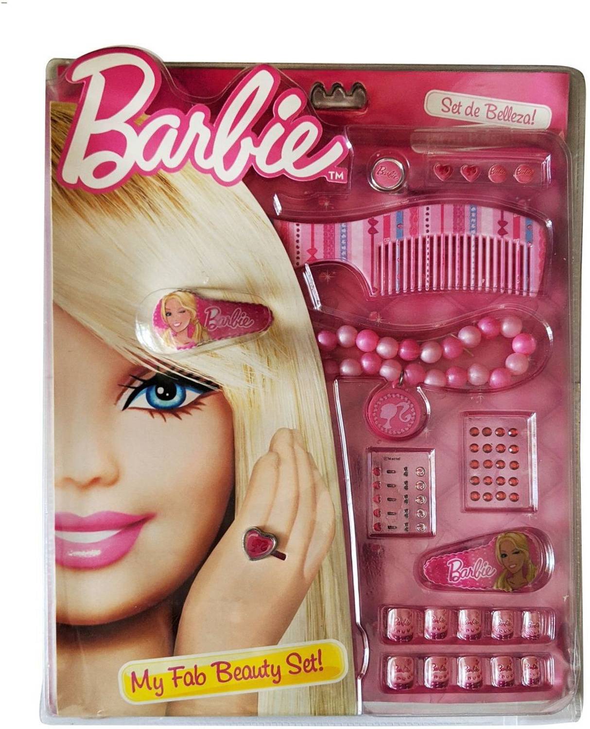 BARBIE Pack of Blister, Comb, Collar Rings & Tic Tac