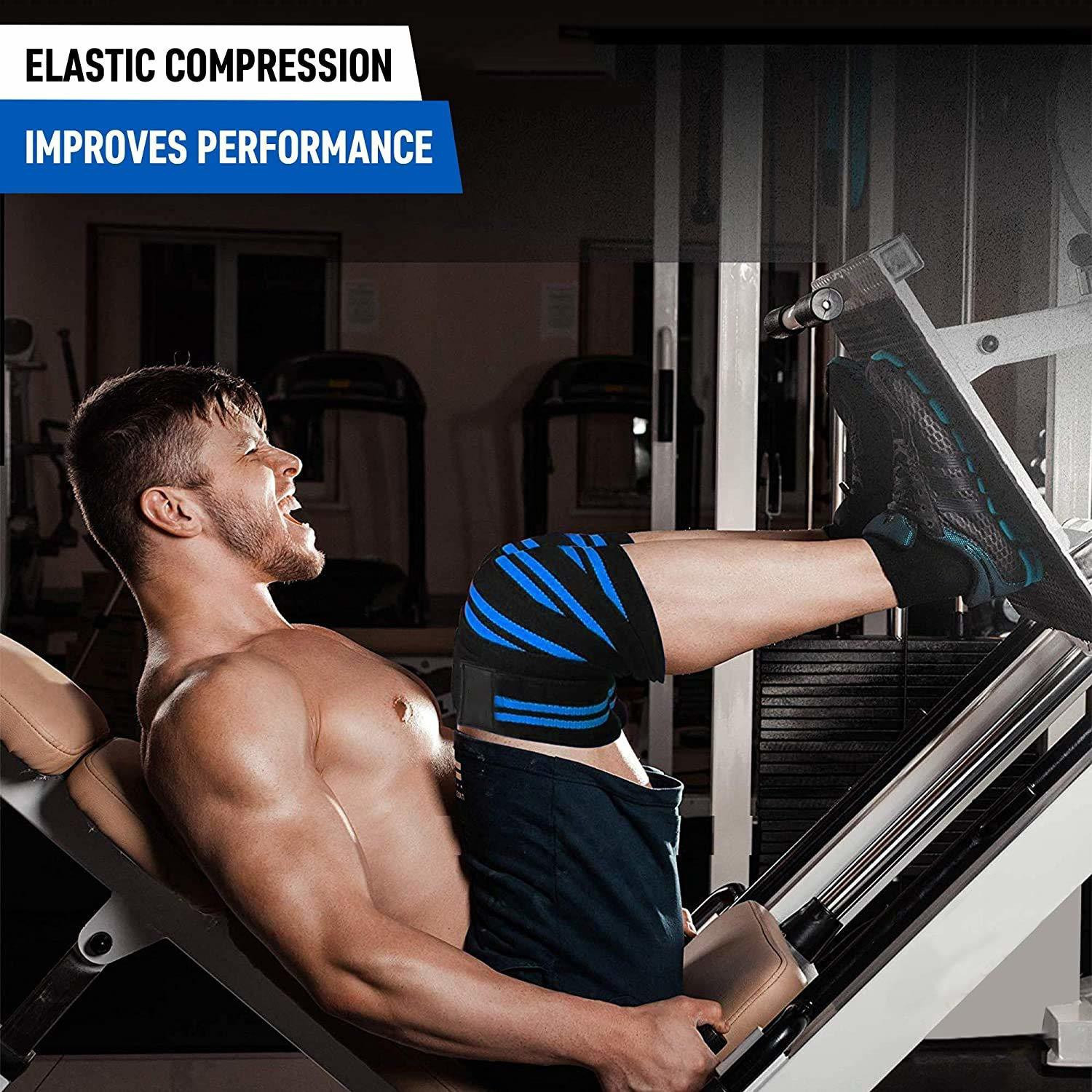 Image of STEIGEN FITNESS Knee Wrap / Knee Support-Length 2 Meters Knee Support