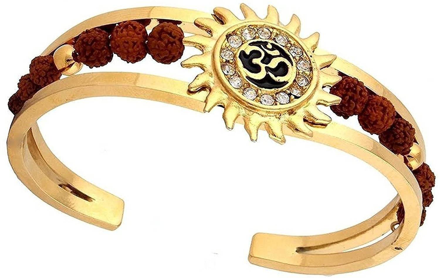 bracelete Brass Beads Gold-plated Kada