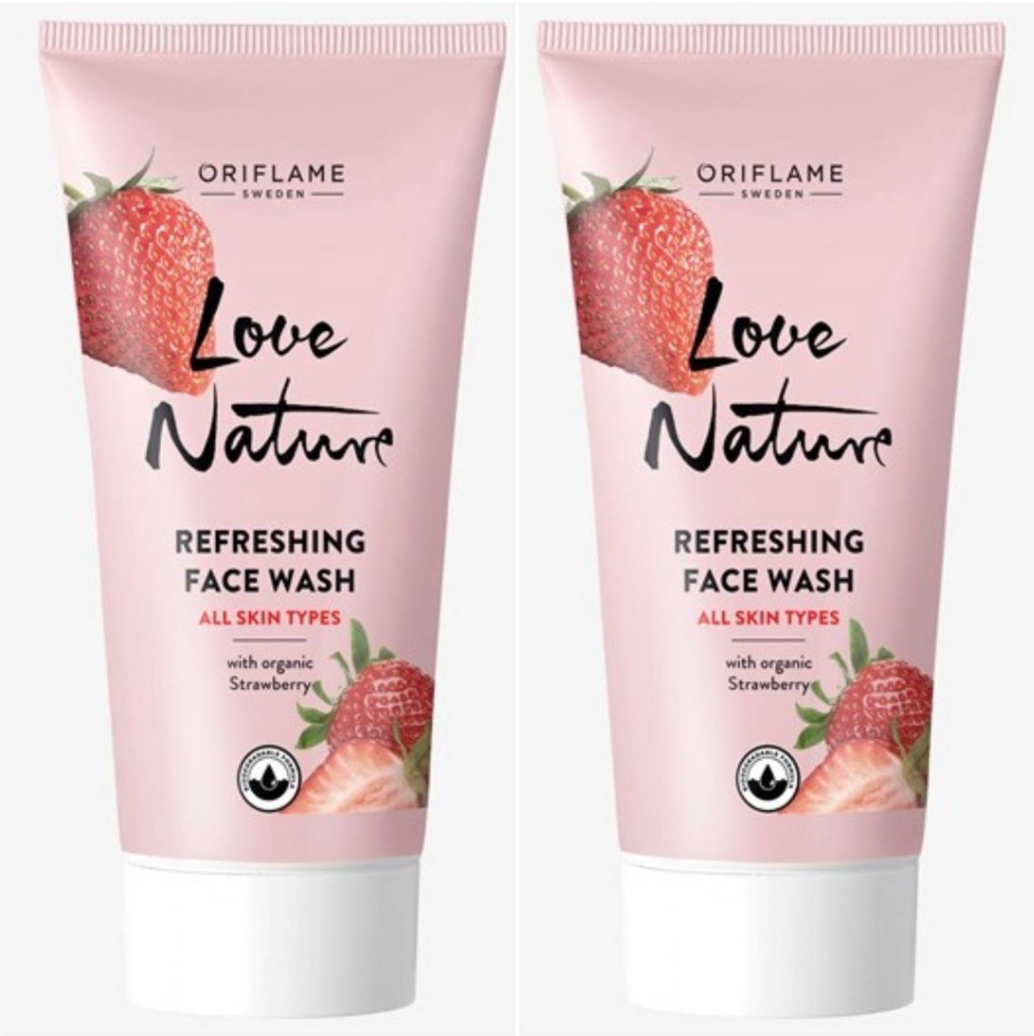 Oriflame Sweden Love Nature Refreshing with Organic Strawberry p