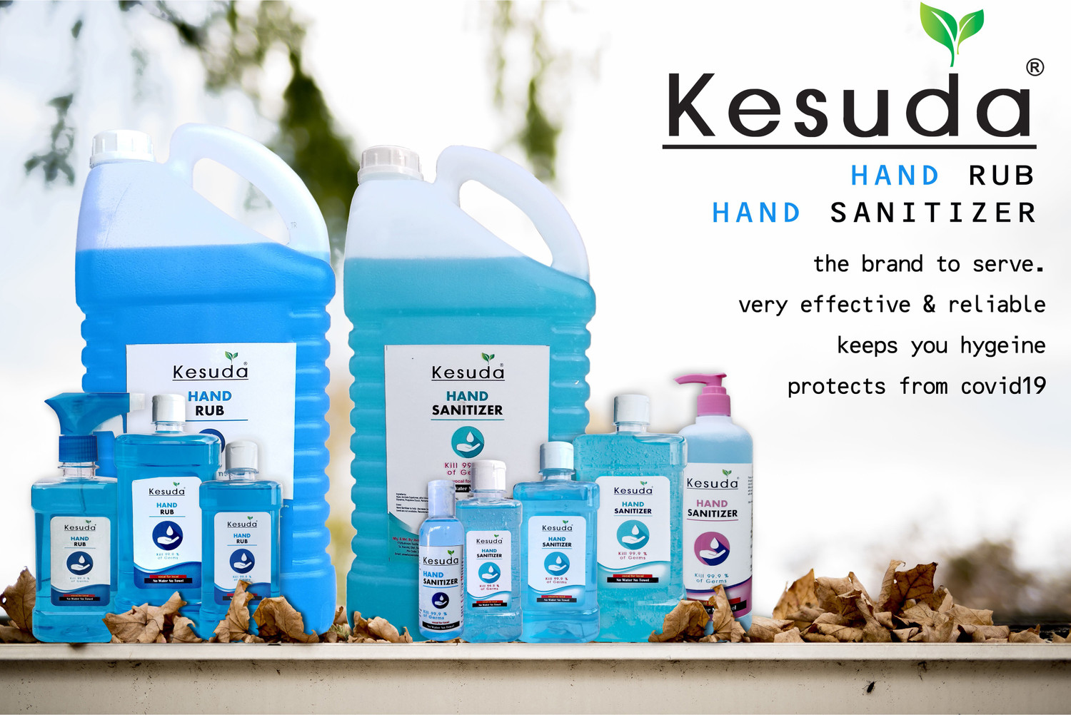 Image of KESUDA 5 liter liquid sanitizer Hand Rub Can