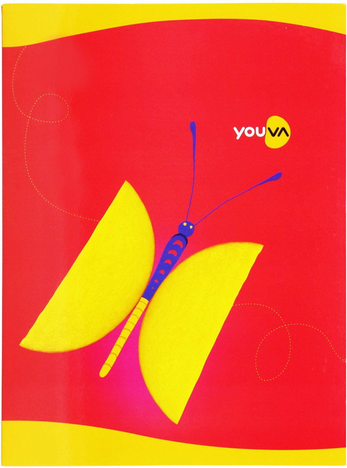 Image of NAVNEET Youva Soft Bound 18x24 cm Assorted Notebook Medium Square 172 Pages