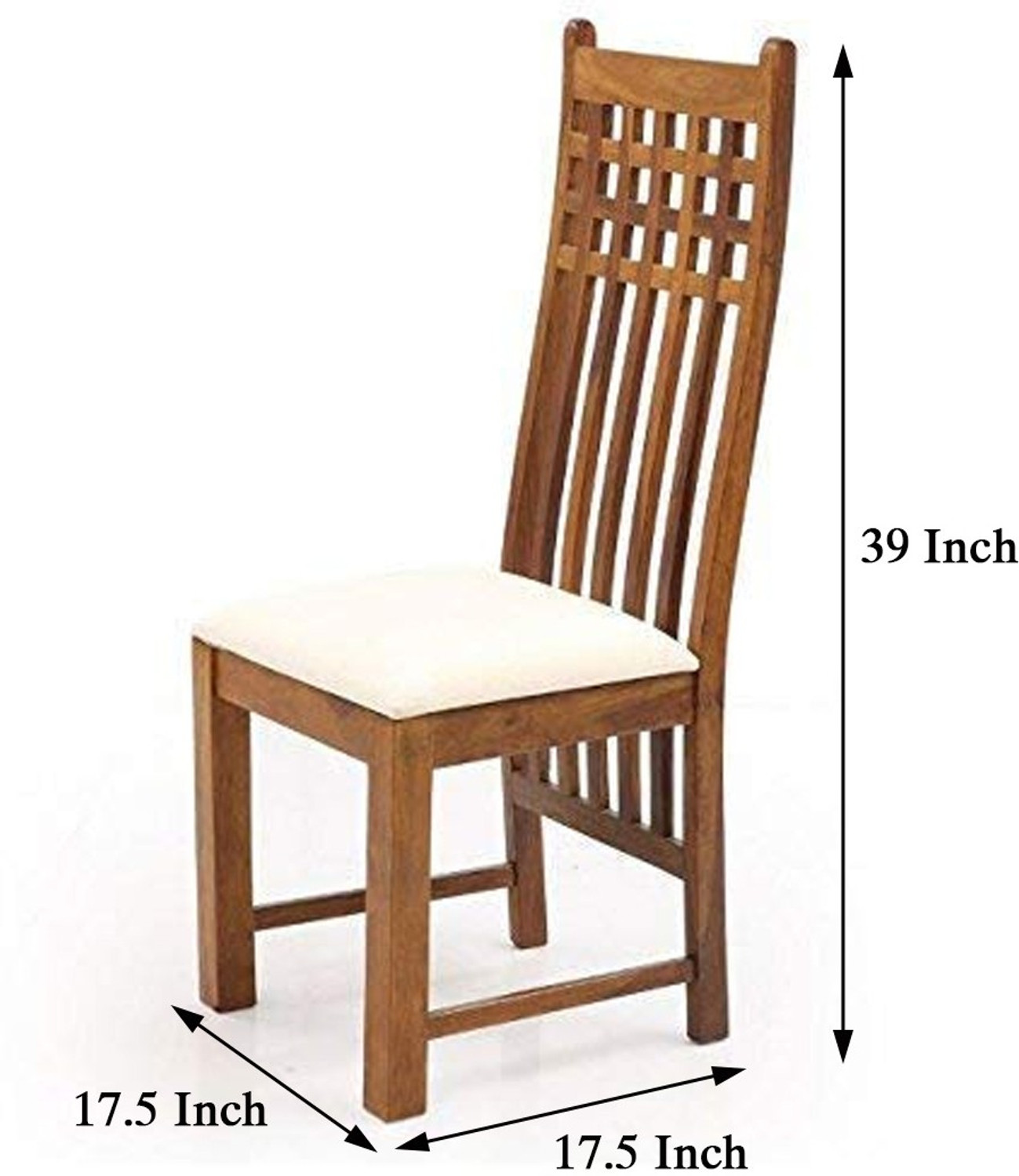 Image of HANDWOODY Solid Wood 6 Seater Dining Set