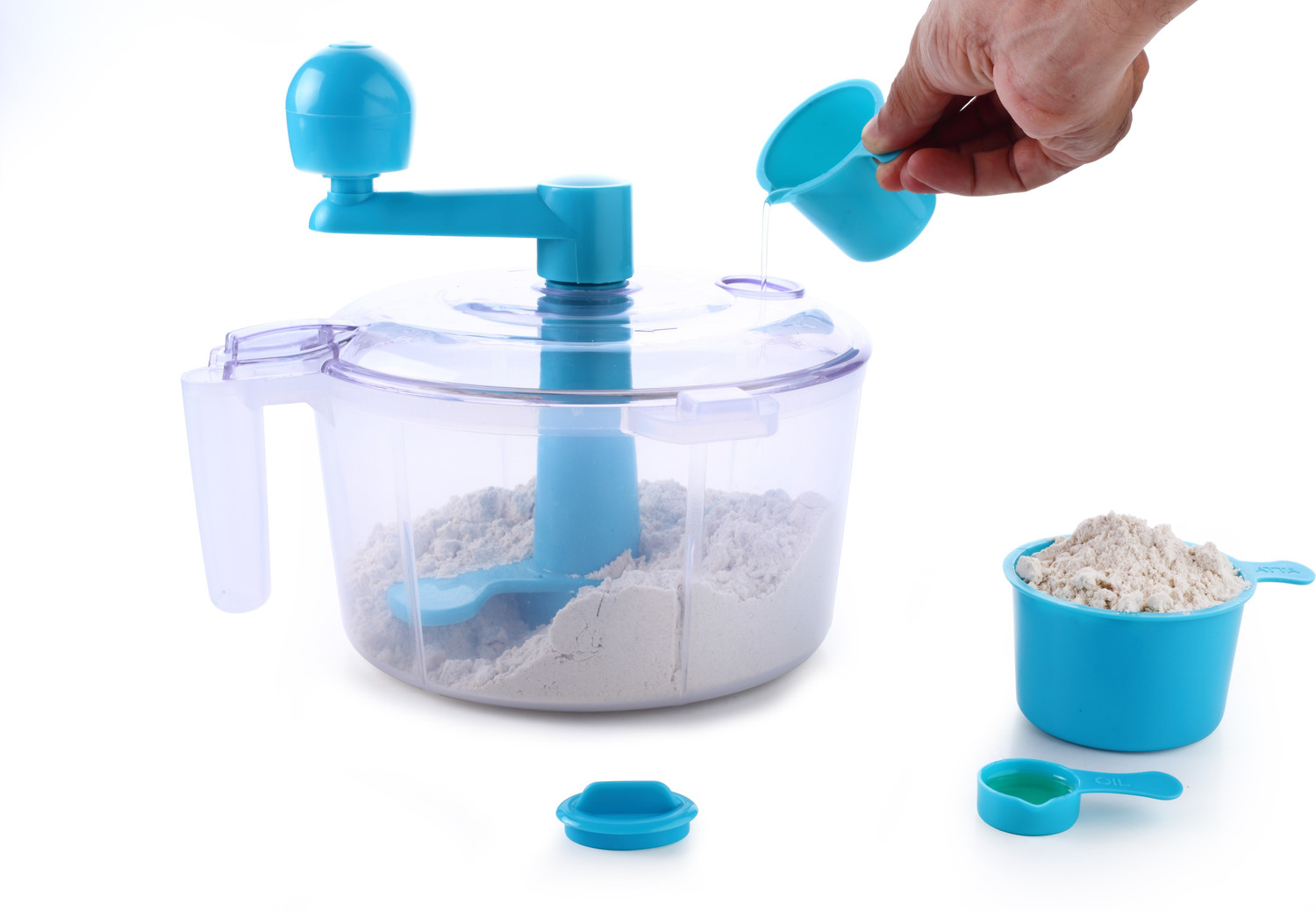 Image of CRYSTAL Plastic Spiral Dough Maker Plastic, PP (Polypropylene) Spiral Dough Maker