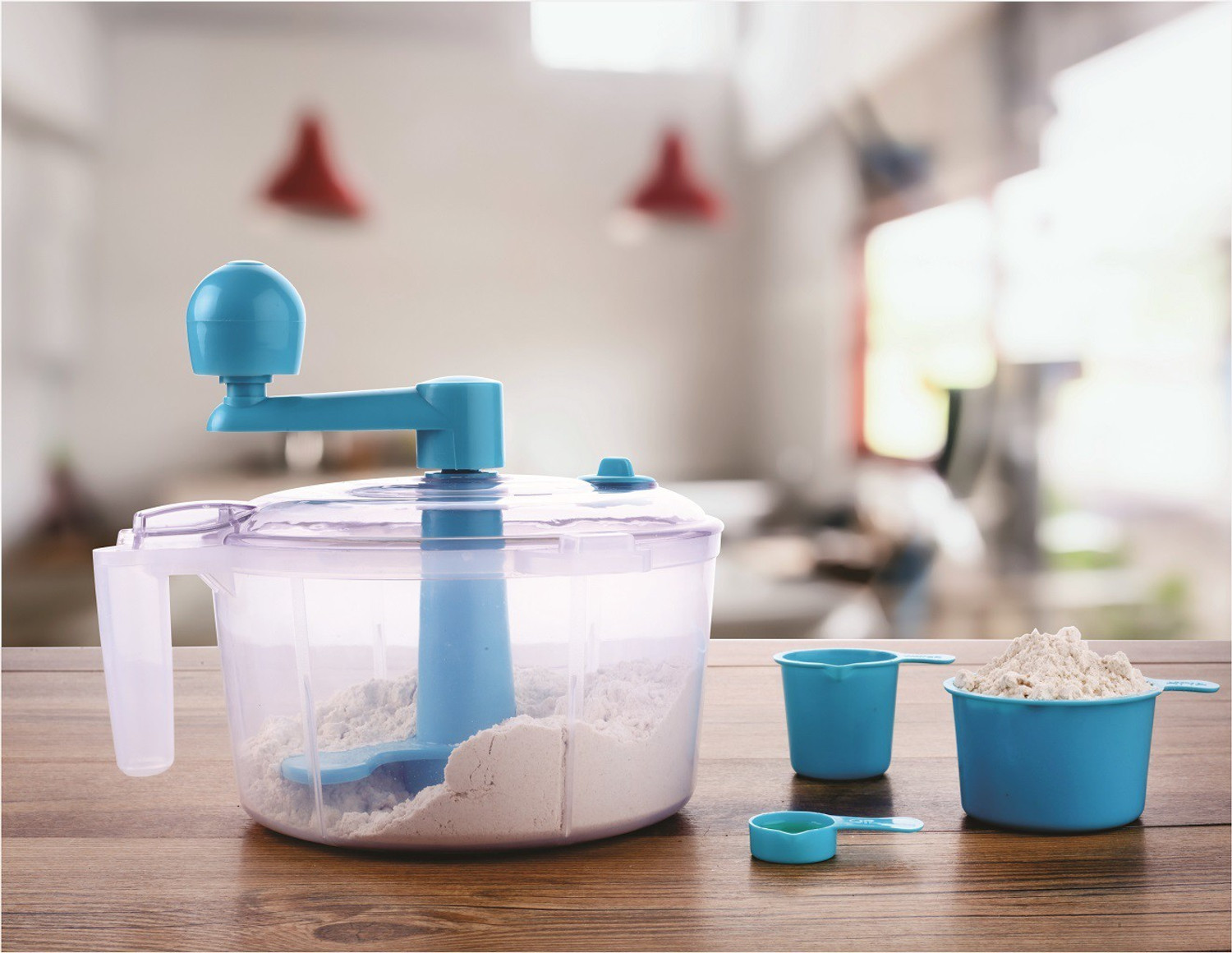 Image of CRYSTAL Plastic Spiral Dough Maker Plastic, PP (Polypropylene) Spiral Dough Maker