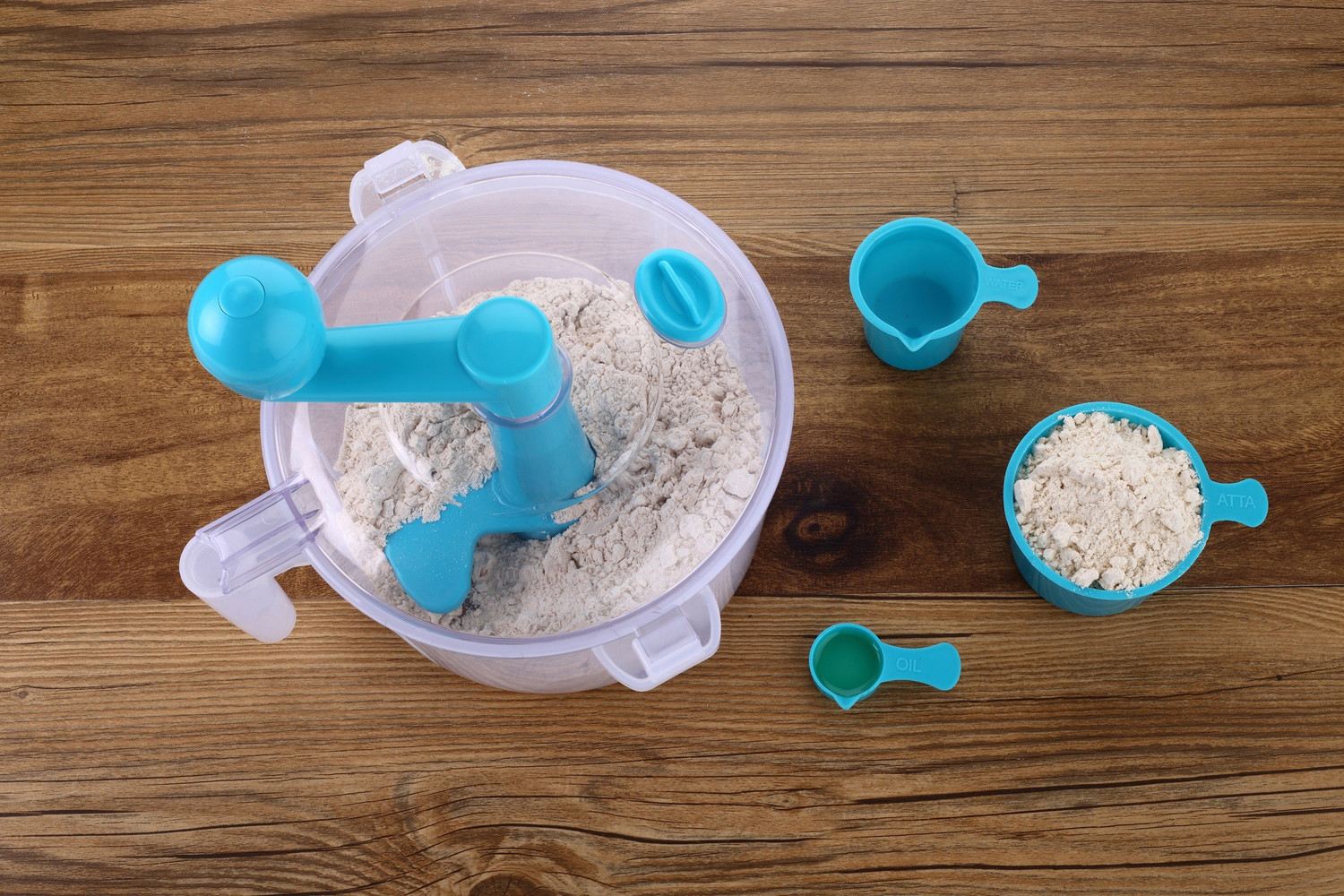 Image of CRYSTAL Plastic Spiral Dough Maker Plastic, PP (Polypropylene) Spiral Dough Maker