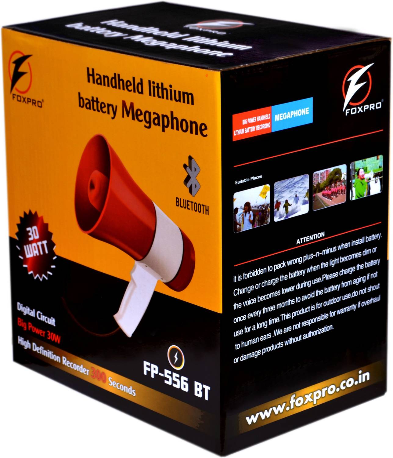 SINGHALTRADE 50 W HandledRecording Megaphone Loud Speaker Trumpet - Image 4