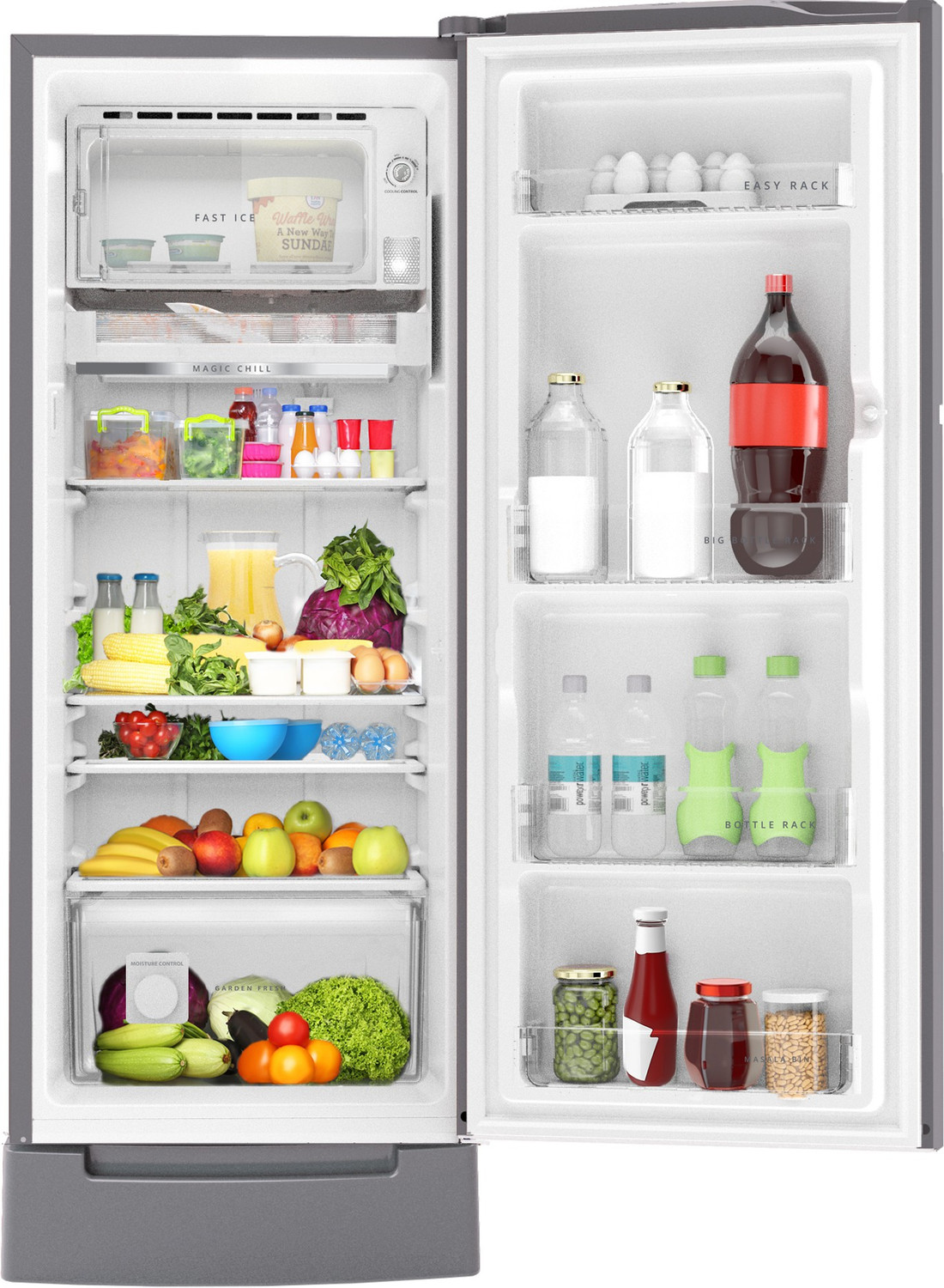 Image of Whirlpool 215 L Direct Cool Single Door 5 Star Refrigerator
