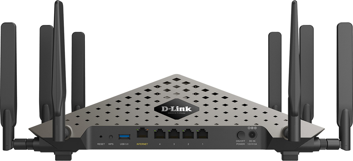 Image of D-Link DIR-X6060 Mesh Router 2.4 GHz, 5 GHz 6000 Mbps Wifi Speed Dual Band External Antenna Ethernet (Cable Broadband)