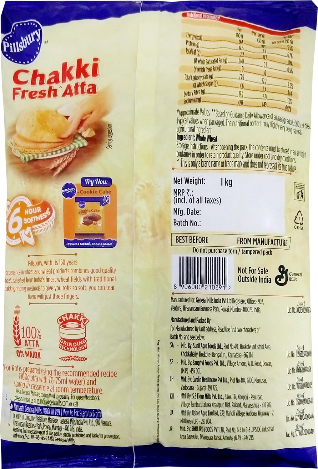 Image of Pillsbury Chakki Fresh Atta