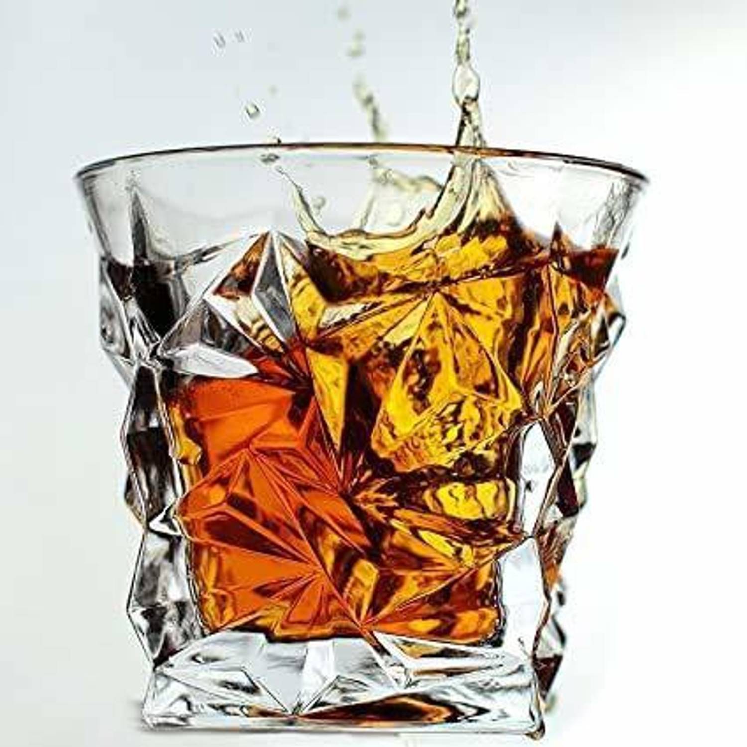 Bentex (Pack of 6) diamond set of 6 Glass Set Whisky Glass