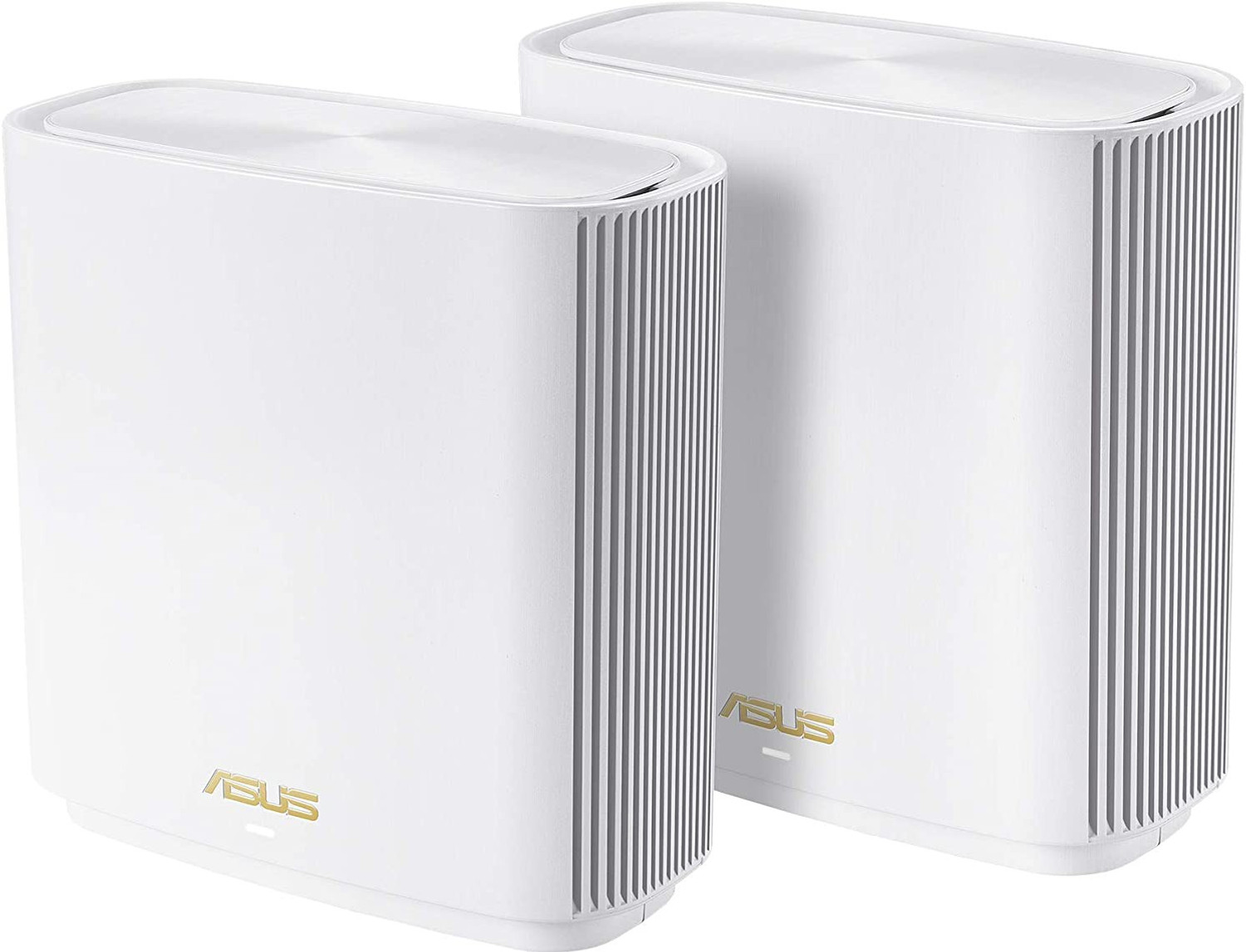 Image of ASUS ZenWiFi AX (XT8) 2 Pack Mesh Router 2.4 GHz, 5 GHz 6600 Mbps Wifi Speed Tri Band Internal Antenna MiFi (Sim Based)
