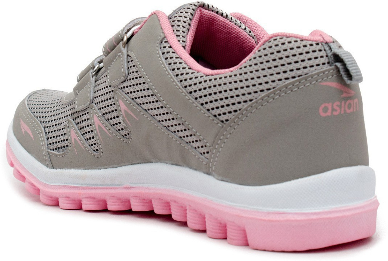 Image of asian Fashion-02 Grey Pink Walking Shoes,Gym Shoes,Casual Shoes,Training Shoes,Sports Shoes, Walking Shoes For Women