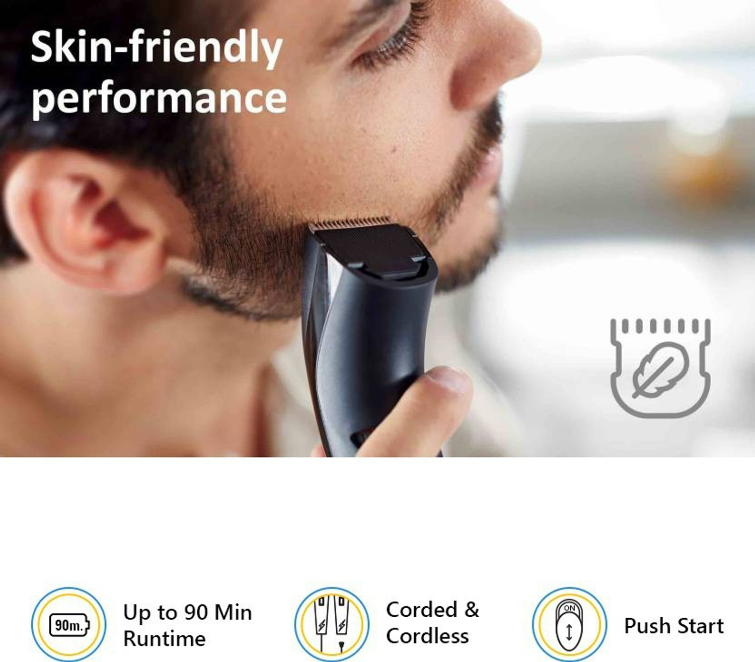 Image of PHILIPS QT4011 /15 Trimmer 90 min Runtime 21 Length Settings